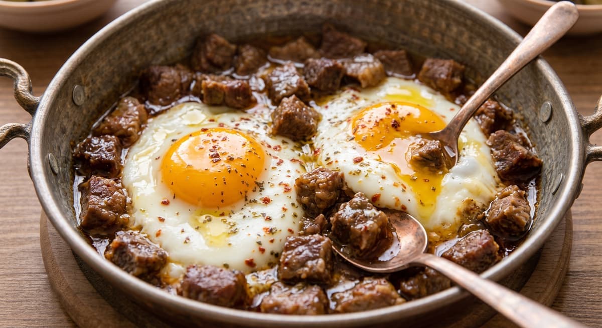Kavurmalı yumurta