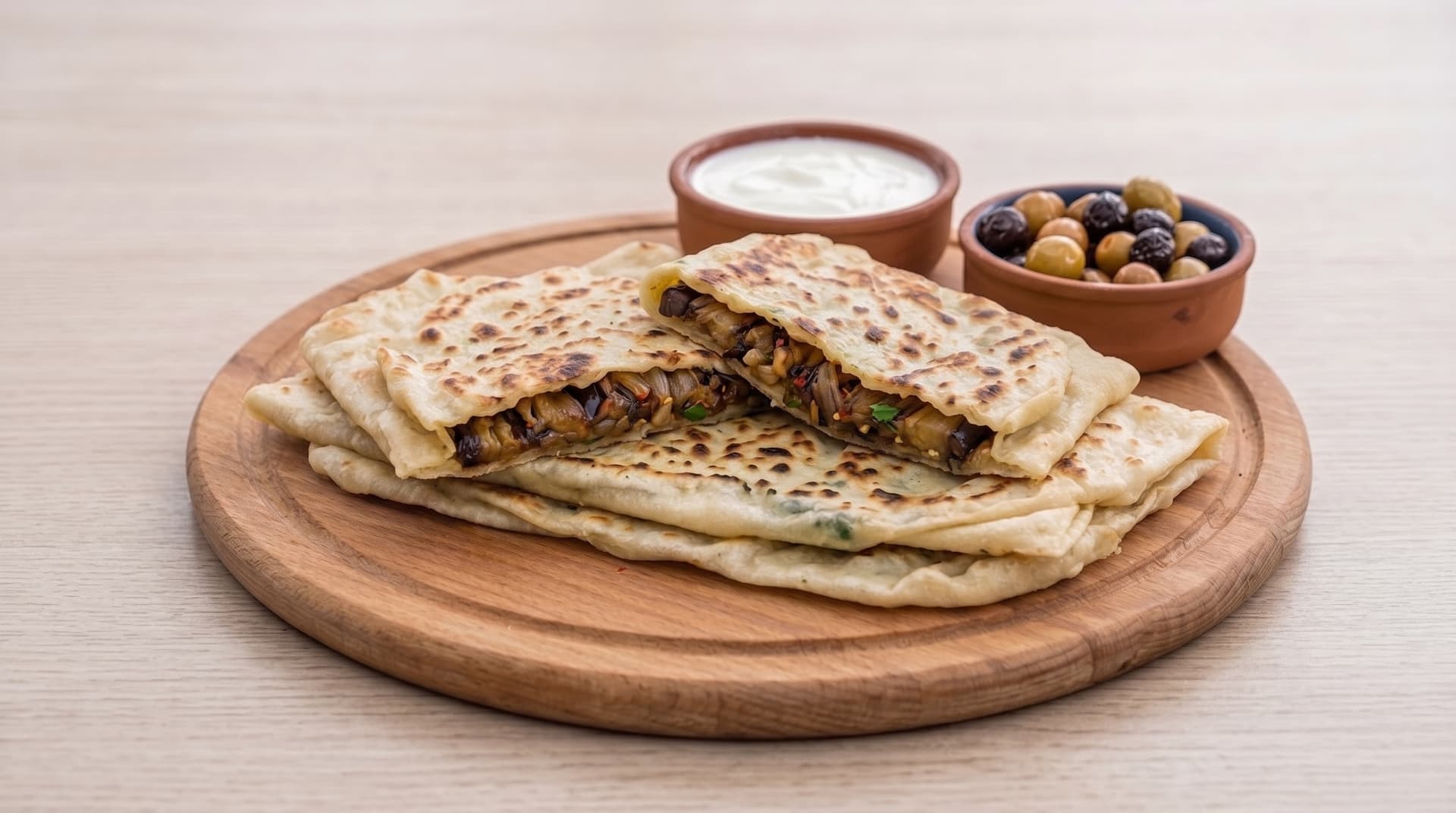 Patlıcanlı gözleme